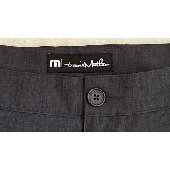 TRAVIS MATHEW Flat Front Stretch Lightweight Golf Pants Mens 36X32 Charcoal Gray - Picture 3 of 8